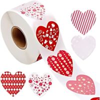 Heart Roll Labels
