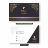 Business Card #golden luxury vc37