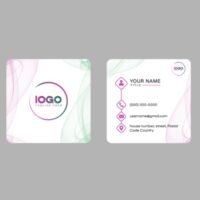 Business Card #square business card design